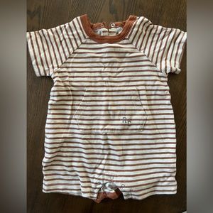 Rylee + Cru striped romper
